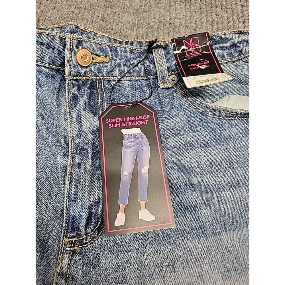 Nwt Womens Size 15 Super‎ High Rise Slim Fit Blue Jeans